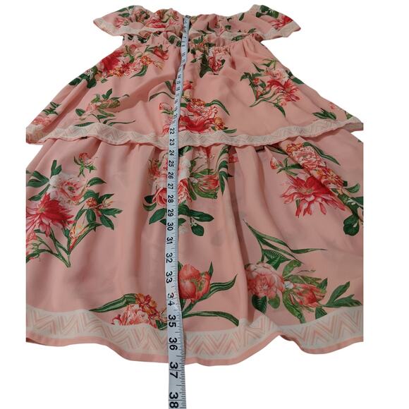 LULUS Off Shoulder‎ Dress Medium Pastel Pink Romantic Coquette Party Wedding - Picture 5 of 8